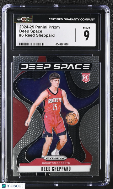 2024-25 Panini Prizm Reed Sheppard #6 Deep Space CGC 9