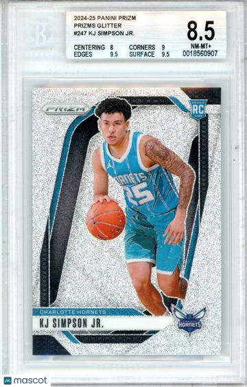 2024 Panini Prizm KJ Simpson Jr. #247 BGS 8.5