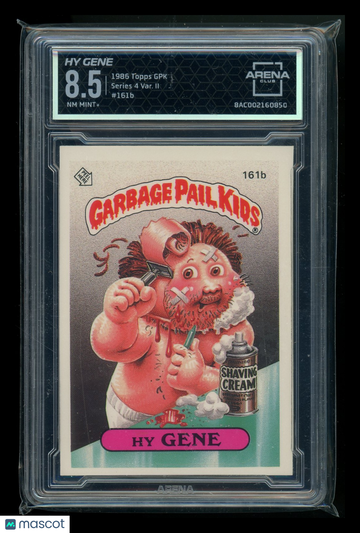 1986 Garbage Pail Kids Hy Gene #161b Arena Club 8.5