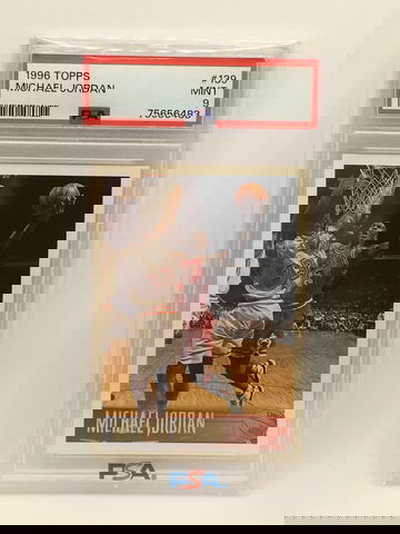 Michael Jordan 1996-97 Topps #139 HOF PSA 9 Fresh Grade