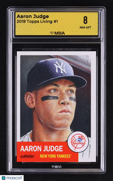 2018 Topps Living Aaron Judge #1 MBA 8