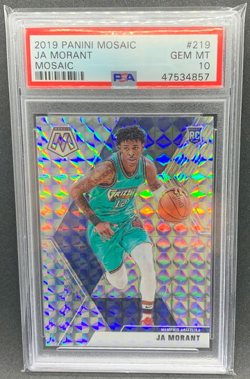 Ja Morant 2019 Mosaic Silver Mosaic PSA 10
