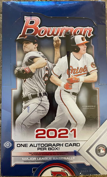 2021 Bowman Hobby Box w/ 1 Autograph