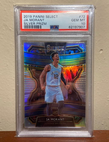 2019 Panini Select Silver Ja Morant PSA 10