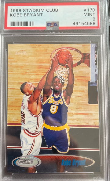 1998 Stadium Club Kobe Bryant #170 PSA 9 Mint