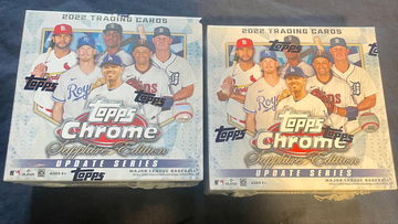 NIB 2022 Topps Chrome Update Sapphire Hobby Box NEW SEALED