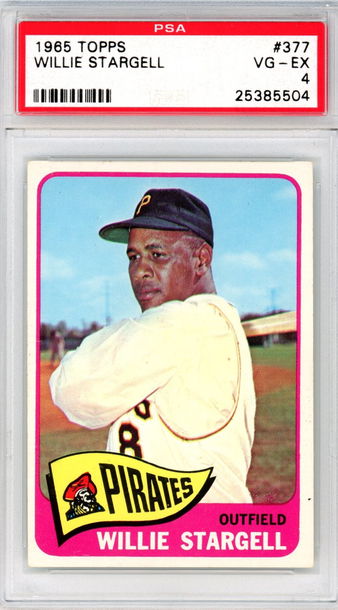 1965 Topps WILLIE STARGELL PSA 4