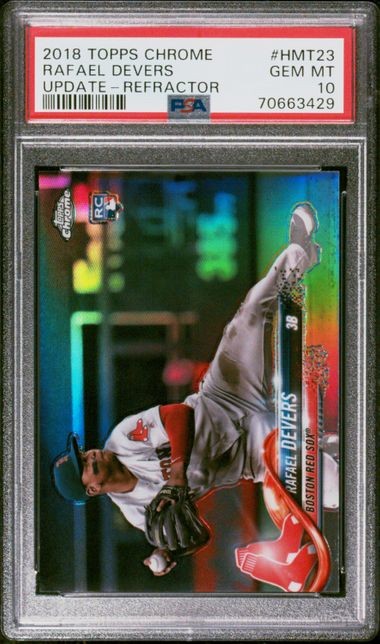 2018 TOPPS CHROME UPDATE RAFAEL DEVERS REFRACTOR /250 #HMT23