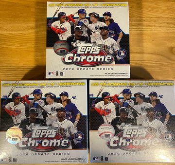 Topps Chrome 2020 update series Mega Box 