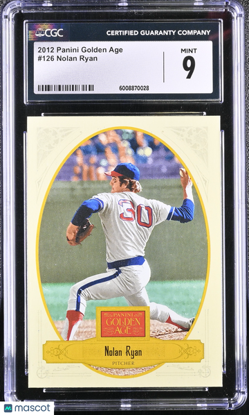 2012 Panini Golden Age Nolan Ryan #126 CGC 9