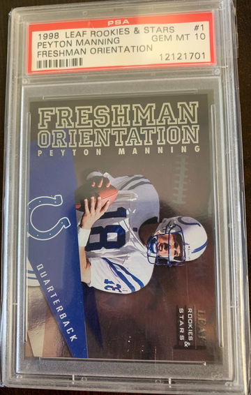 1998 Leaf Rookies & Stars Peyton Manning /2500