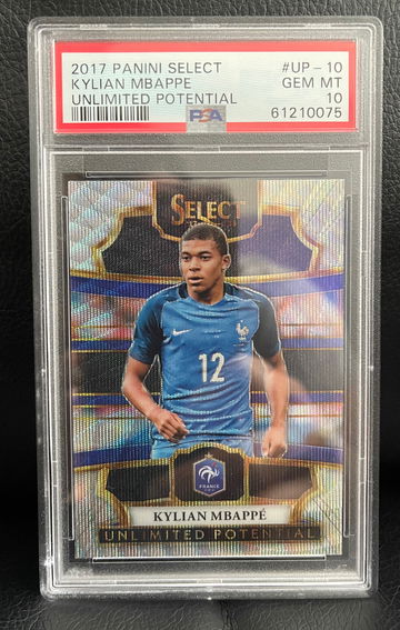 2017 Panini Select Soccer Kylian Mbappe 