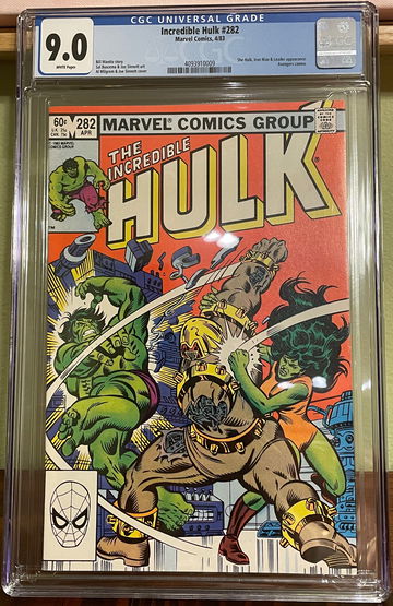 The Incredible Hulk #282 CGC 9.0