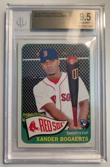 Xander Bogaerts 2014 Topps Heritage RC BGS 9.5