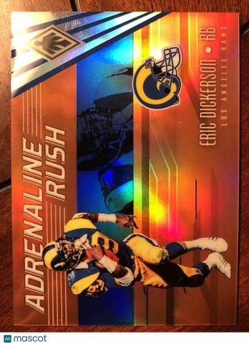 Eric Dickerson L.A. Rams 2017 Phoenix Adrenaline Rush SP Orange Parallel #04/49