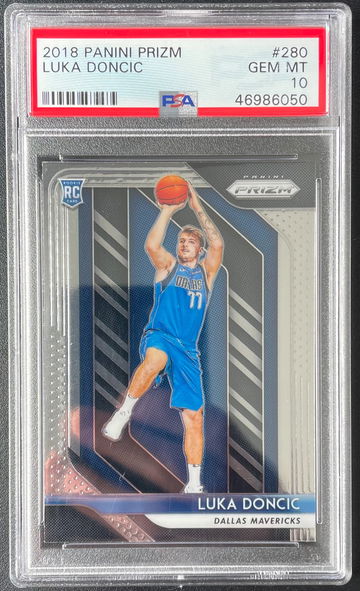 2018 Prizm Luka Doncic PSA 10
