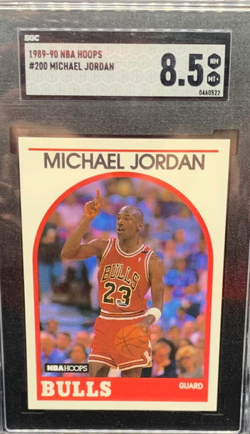1989 HOOPS MICHAEL JORDAN SGC 8.5