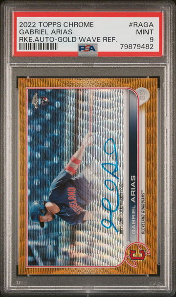 2022 Topps Chrome #RAGA Gabriel Arias /50 PSA 9