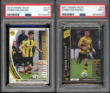 2016 2017 Panini WCCF Christian Pulisic PSA 9 Set Lot