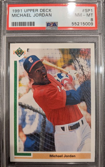 1991 Upper Deck Michael Jordan #SP1, PSA 8