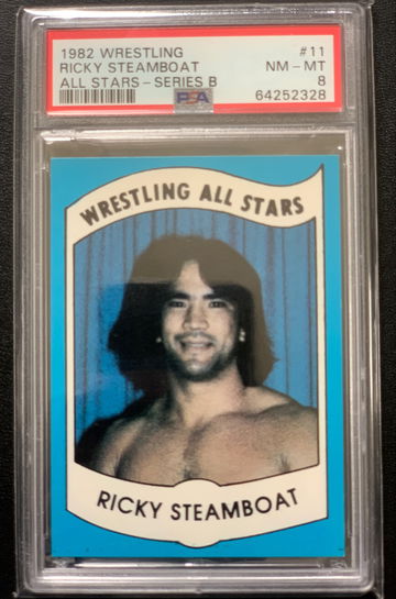 1982 Wrestling All Stars Ricky “The Dragon” Steamboat PSA 8 
