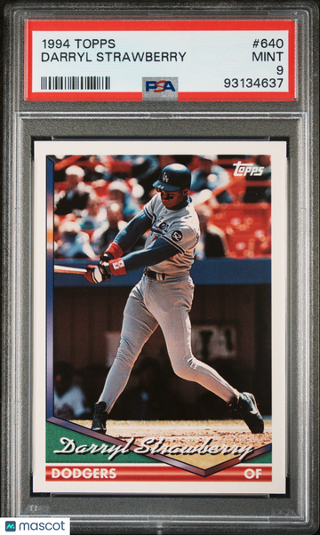 1994 Topps Darryl Strawberry #640 PSA 9