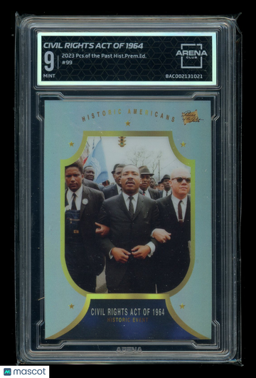 2023 Pieces of the Past Historical Premium Edition Civil Rights Act 1964 #99 Arena Club 9