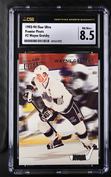 1993-94 FLEER ULTRA PREMIER PIVOTS GRETZKY #2 CSG 8.5