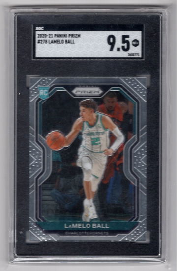 2020-21 Panini Prizm Lamelo Ball RC SGC 9.5