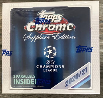 2020-21 Topps UEFA Champions League Chrome Sapphire Edition