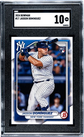 2024 Bowman #17 Jasson Dominguez SGC 10