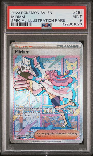 2023 Pokemon Scarlet and Violet Special Illustration Rare Miriam #251 PSA 9