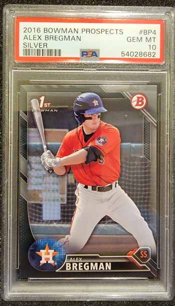 2016 Bowman Prospects #BP4 Alex Bregman SILVER PSA 10 POP 11