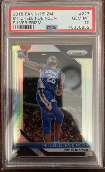 Mitchell Robinson Silver Prizm PSA 10 RC Rookie