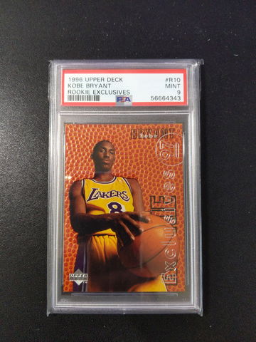 1996 Upper Deck Rookie Exclusives #R10 Kobe Bryant PSA 9