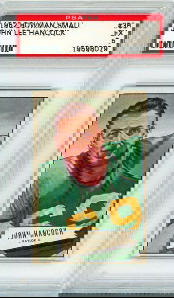 1952 Bowman Small John Lee Hancock #36 PSA 5 P1337