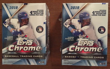 2019 Topps Chrome Blaster Box (2)