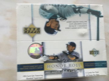 2002 Upper Deck Honor Roll baseball hobby box