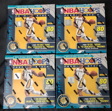 2019-20 NBA Hoops Premium Stock MEGA x4