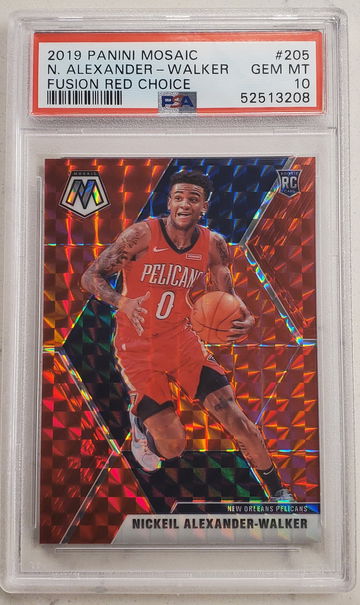 2019-20 Nickeil Alexander-Walker Mosaic Red Fusion Choice 