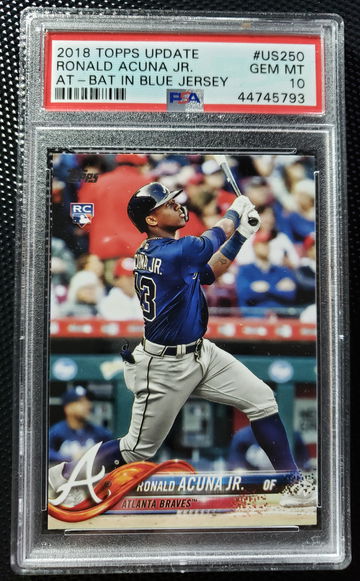 2018 Topps Update Ronald Acuna PSA 10
