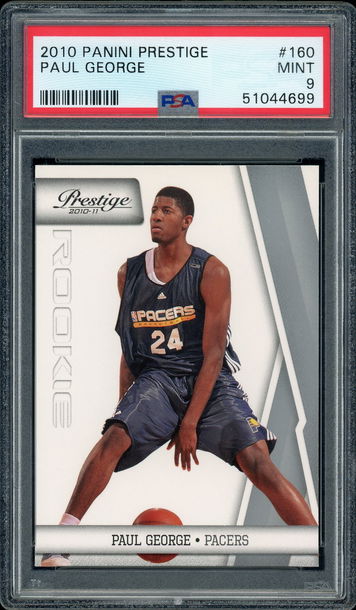 Paul George 2010/11 Panini Prestige RC #160 PSA 9 MINT Pacers Clippers