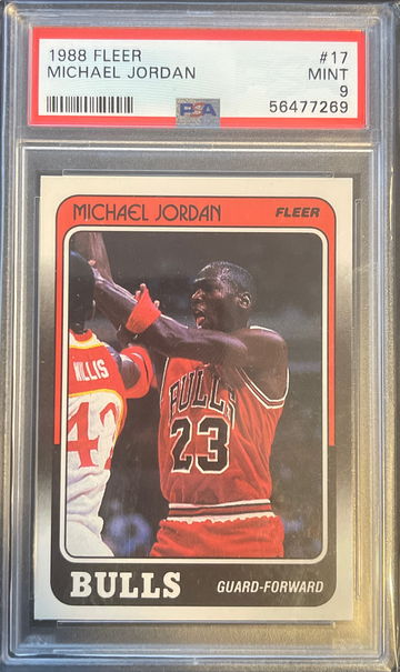1988 FLEER MICHAEL JORDAN PSA 9 MINT