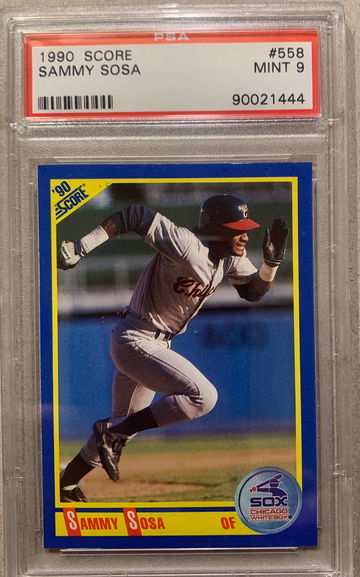 1990 Score Sammy Sosa RC #558