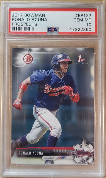 2017 Bowman Ronald Acuna Jr. PSA 10