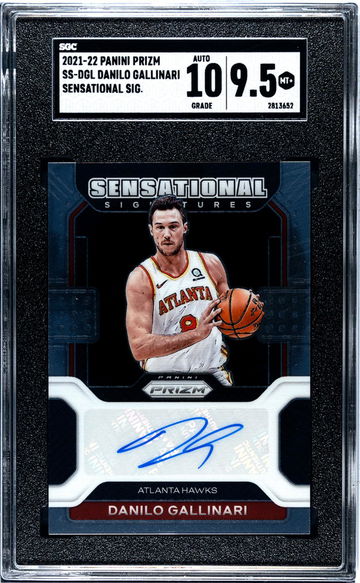 2021-22 Panini Prizm Sensational Danilo Gallinari #SS-DGL Auto SGC 9.5 Auto 10