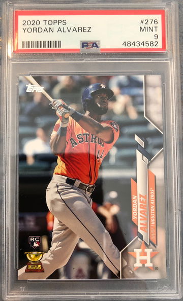 Yordan Alvarez Topps PSA 9 #276