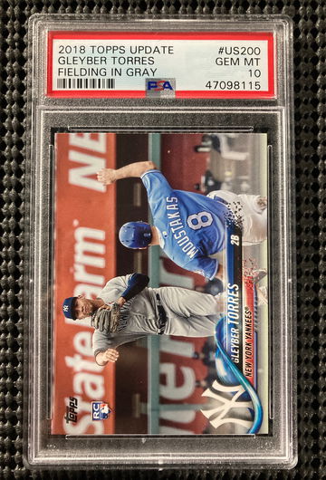 2018 Topps Update Gleyber Torres Variation SSP PSA 10