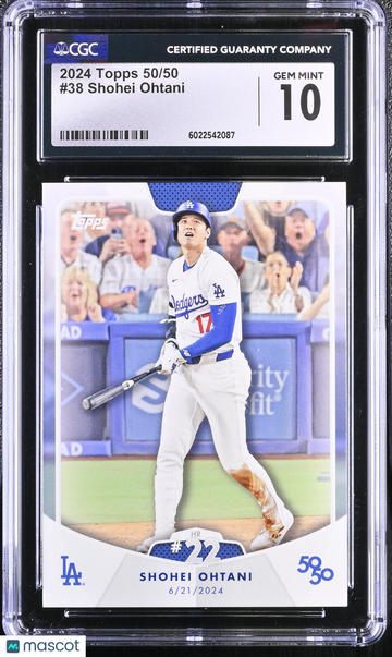 2024 Topps 50/50 Shohei Ohtani #38 CGC 10