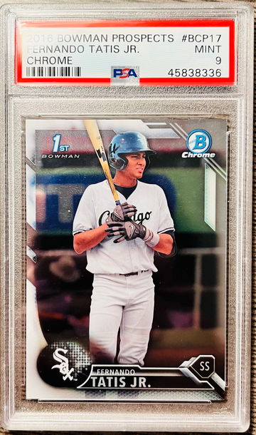 2016 Bowman Chrome Fernando Tatis Jr PSA 9
